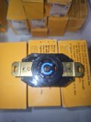 Hubbell HBL2510 twist lock receptacle 20amps