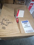 Plastic Aprons 24" x 42" disposable 400ct