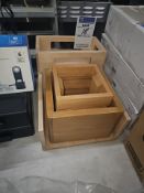 Assorted wooden Boxes for napkins