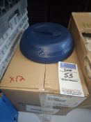 Low profile 9" food covering dome