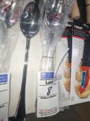 Metal commercial grade serving spoons