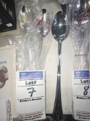 Metal commercial grade serving spoons