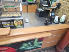 Stainless steel top register table