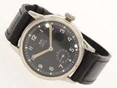 Armbanduhr: große Dienstuhr der Kriegsmarine, Marke Berg, 2. WK.