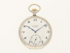 Taschenuhr: Präzisionstaschenuhr mit seltener Doppelsignatur, Paul Ditisheim/Josef Bazany Rümänien