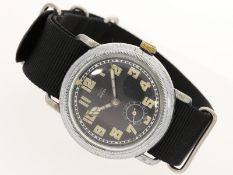 Armbanduhr: sehr seltene große Fliegeruhr aus den 30er Jahren "Nova Ancre", AS Kaliber153