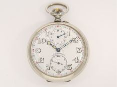 Taschenuhr: seltene Longines mit Wecker, ca. 1920