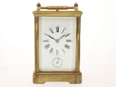 Reiseuhr: komplizierte Reiseuhr mit Selbstschlag, Repetition und Wecker, um 1900