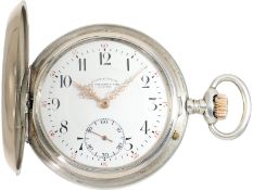 Taschenuhr: extrem seltene Glashütter Präzisionsuhr 1A "Recte", Deutsche Präzisions-Uhrenfabrik Glas