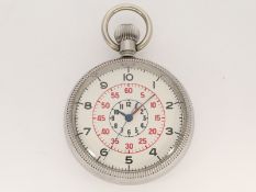 Taschenuhr: sehr seltene Zenith Deckwatch der Royal Navy, Dezimal-Zifferblatt, 2.WK