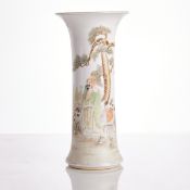 Seltene zylinderförmige Qianjiang-Vase - Ren Huanchang