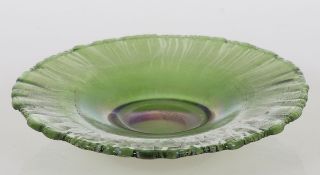 Flache Jugendstil Schale. Um 1920.