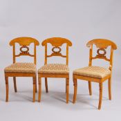 4 Biedermeier Stühle