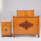 Jugendstil Betten mit Nachtschränken aus der Villa Theodor Wiegand in Dahlem