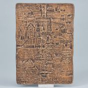 Schmidt - Bronze Reliefplatte