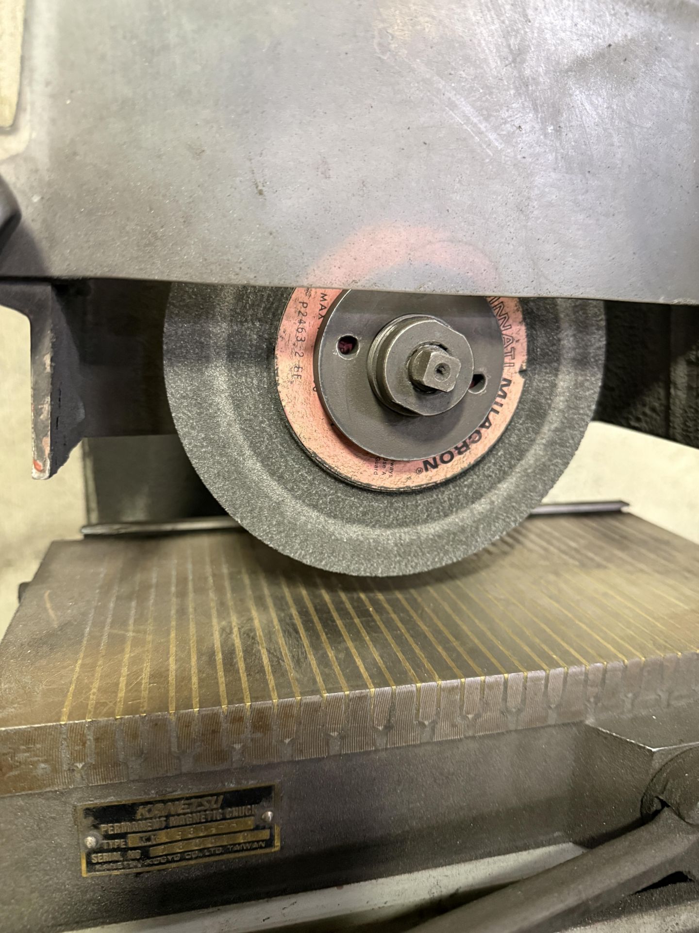 Acra RS-612 Surface Grinder With Kanetsu Magnetic Chuck & Box of Replacement Grinding Wheels - Image 3 of 7