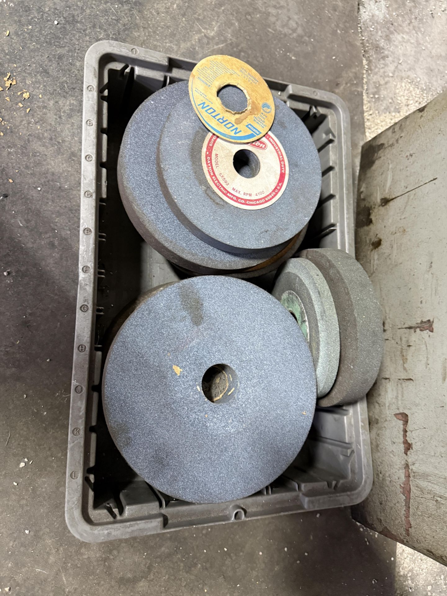 Acra RS-612 Surface Grinder With Kanetsu Magnetic Chuck & Box of Replacement Grinding Wheels - Image 7 of 7