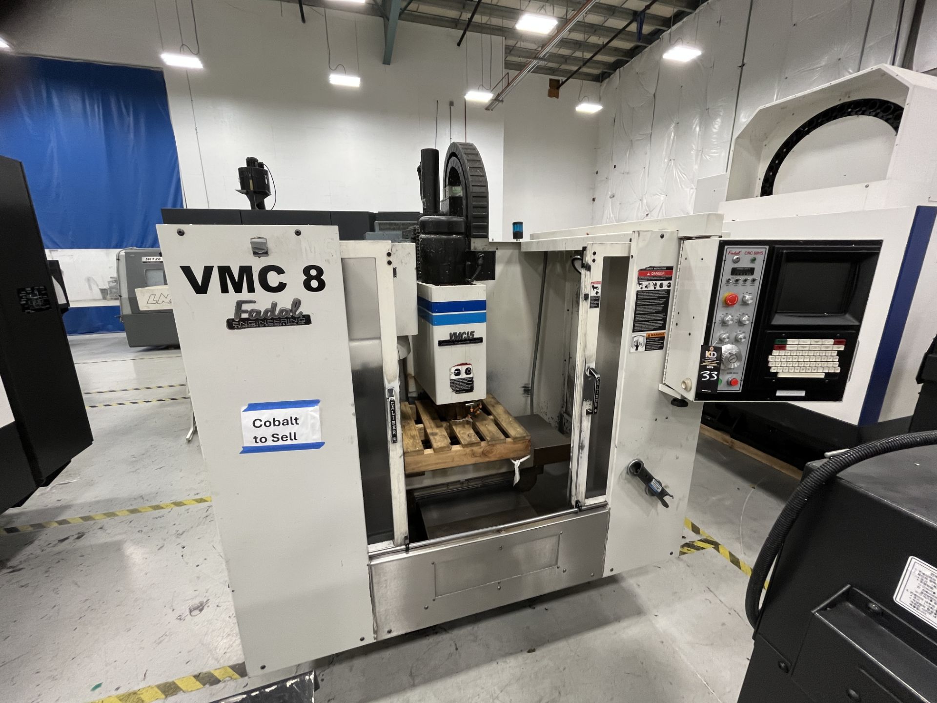 1997 Fadal VMC 15, Vertical Machining Center, 20" X 16" X 20" X,Y,Z Travels, 7,500 RPM Spindle