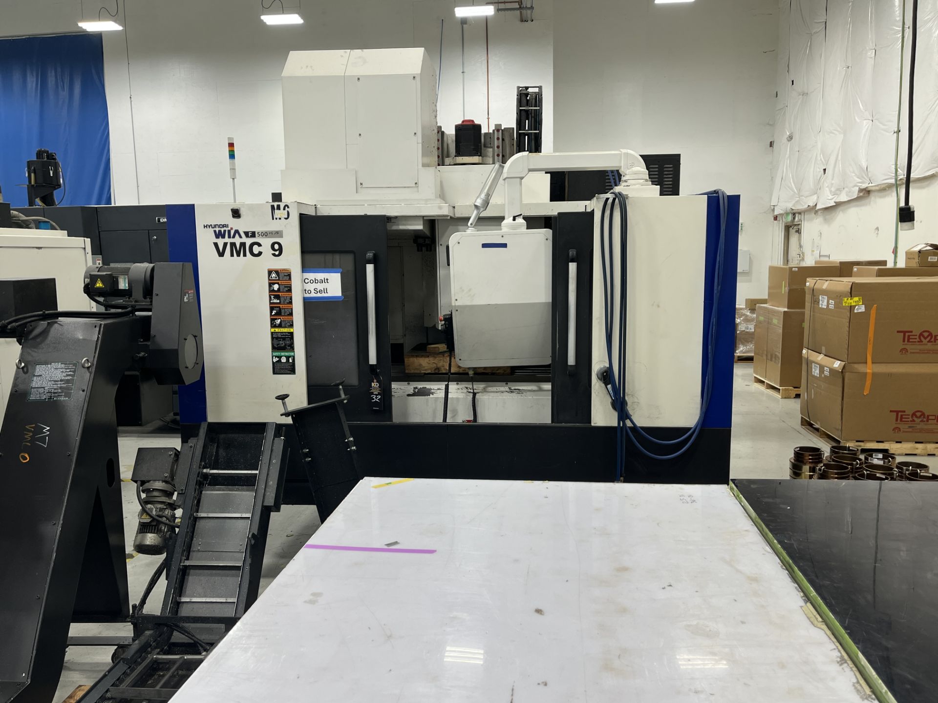 Hyundai Wia F 500 Vertical Machining Center, 42" X 20" X 25" X,Y,Z Travels, 10,000 RPM Spindle,