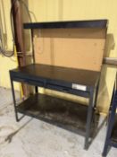 Multipurpose Workbench With Lighting & Outlet Drawer, 2 Tier