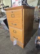 Wooden 2-Drawet File Cabinet