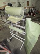 Bodyshop Masking Paper Supply Cart