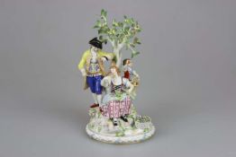 MEISSEN, Gärtnergruppe am Apfelbaum, M.V. Acier