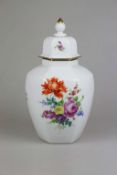 Meissen, große Deckelvase, 20. Jh.