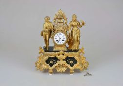 Figuren-Pendule, 19./20. Jh.