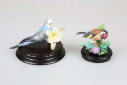 2 Vogelfiguren, Hutschenreuther, Stieglitz 