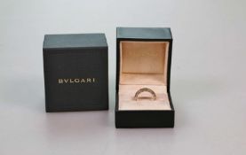 Bulgari 18 kt Bicolor Gold Ring, Serie B Zero