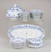 Meissen, Service-Teile, 36 Stück, Zwiebelmuster