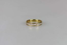 18K GG Memoire-Ring mit Diamanten