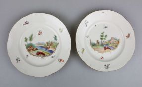 Frankenthal, Paar Teller, wohl 1787