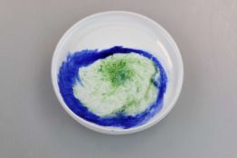 Venini, flache Fußschale mit Rand