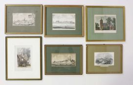 Sechs Stiche Frankfurt u. Umgebung