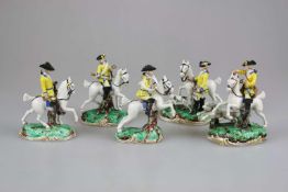 Nymphenburg, 5 Jagdfiguren, aus: 