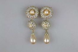 Valentino, Paar Vintage Ohrhänger