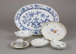 Konvolut Meissen und KPM, 8 Teile