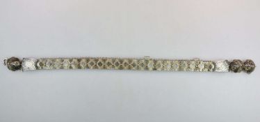 Russland, silberner kaukasischer Gliedergürtel wohl 19 Jh.