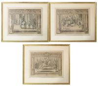 Crispijn II DE PASSE, 3 Kupferstiche aus 