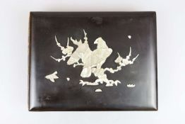 Fotoalbum, Japan, Deckel mit Perlmutt