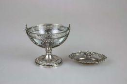 Zuckerschale und kl. Silberschälchen