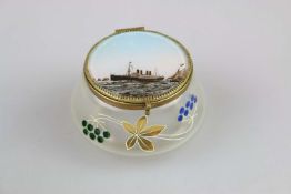 Jugendstil Deckeldose Kaiser Wilhelm II