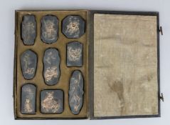 Set mit 9 Tuscheblöcken für Kalligraphie