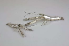 Paar Langusten, 915er Silber, Spanien