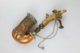 Tabakpfeife mit Silber