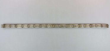 Russland, silberner kaukasischer Gliedergürtel