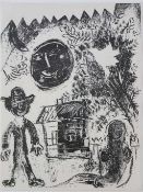 Chagall- la lune noir
