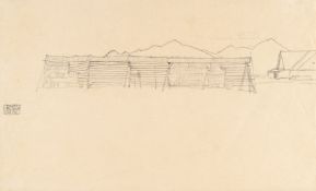 Egon Schiele – Heuhütten